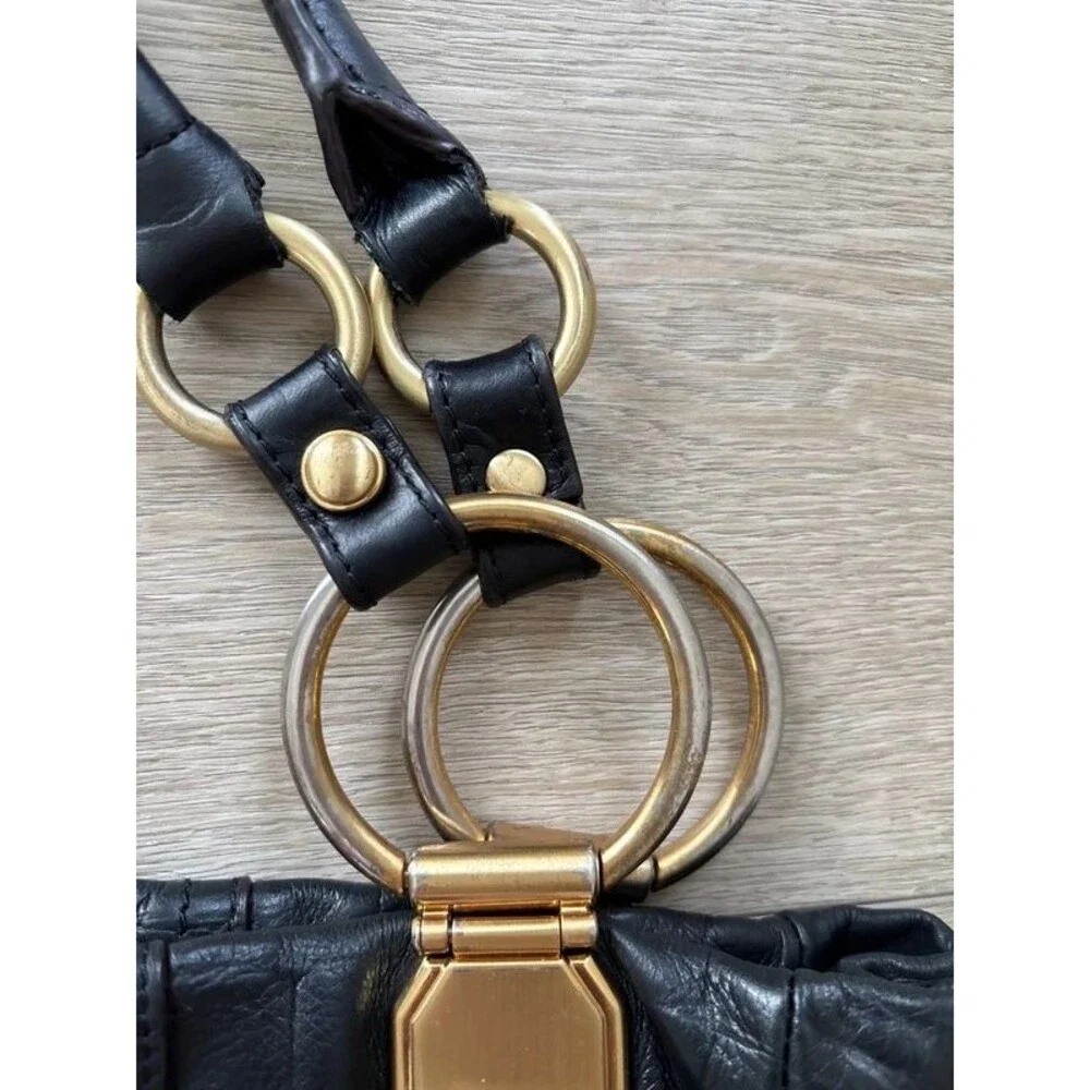 B Makowsky Croc Embossed Tote
